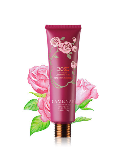 嘉媚乐玫瑰保湿柔肤洁面乳 120g