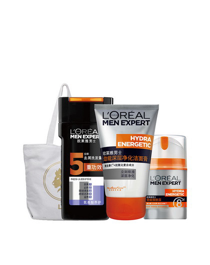 欧莱雅男士醒肤露套装