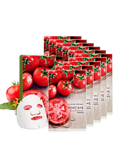 自然乐园精粹自然番茄面膜 23ml*10片